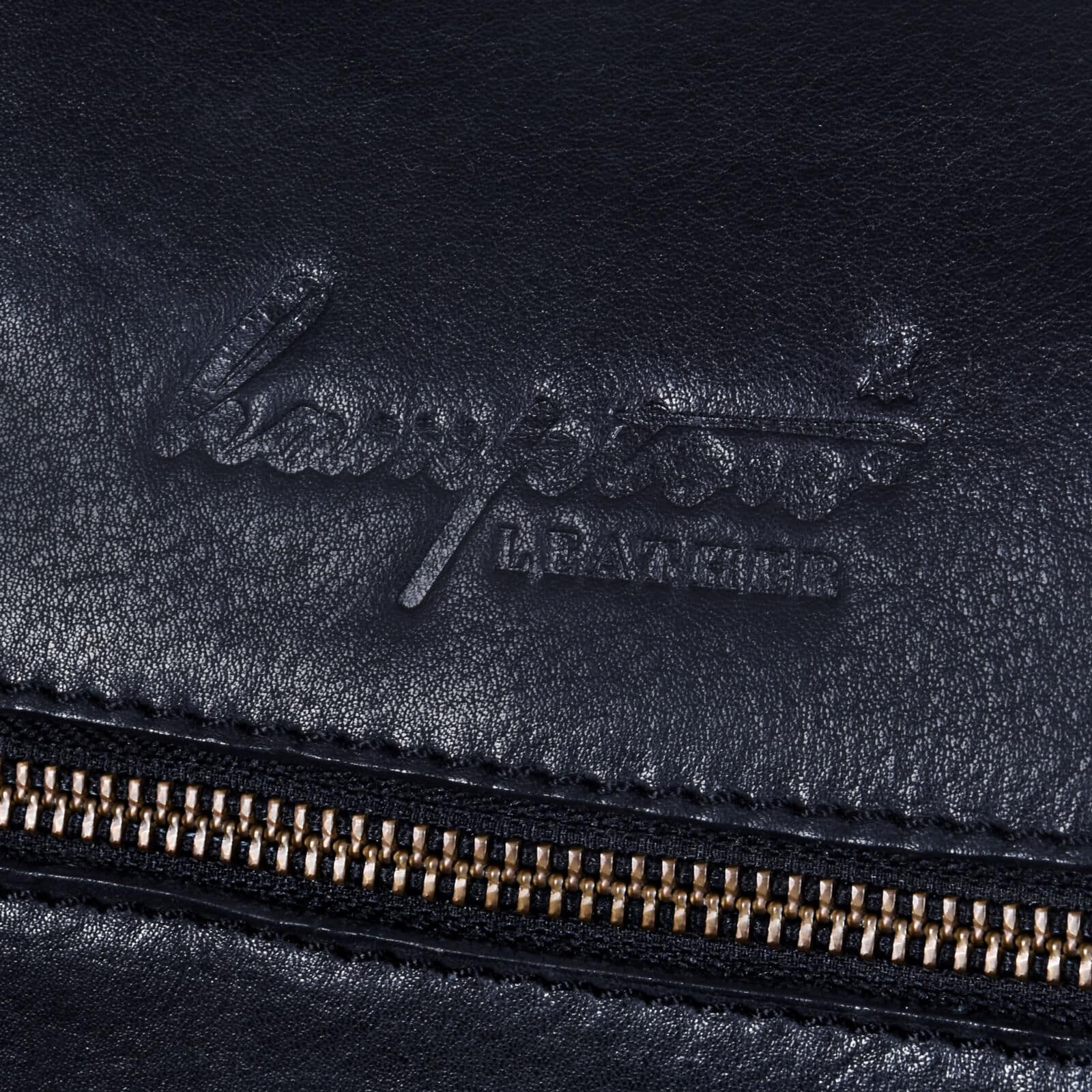 Mala de viagem vintage em couro genuíno - Preta