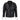 Jaqueta masculina de couro bovino Live To Ride, modelo original com zíper cruzado, estilo motociclista Brando.