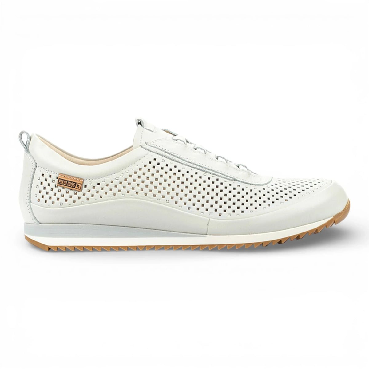 Liverpool - Tênis Slip-on Masculino de Couro Branco com Elástico