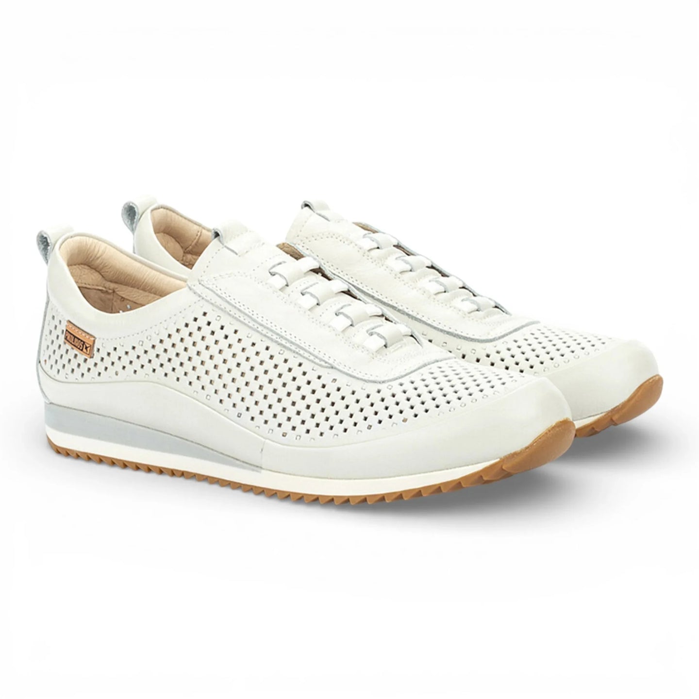 Liverpool - Tênis Slip-on Masculino de Couro Branco com Elástico