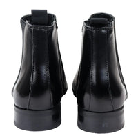 Botas Chelsea pretas de cano curto para homem
