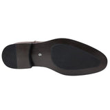 Botas Chelsea masculinas marrons de cano curto