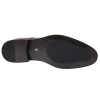 Botas Chelsea masculinas marrons de cano curto
