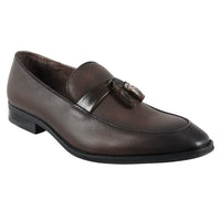 Sapatos sociais masculinos tipo mocassim com borla