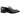 Mocassim masculino preto, modelo loafer, forrado em couro, sem fecho, elegante e formal.