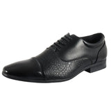 Sapatos sociais masculinos estilo brogue com cadarço