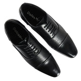 Sapatos sociais masculinos estilo brogue com cadarço