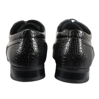 Sapatos sociais masculinos estilo brogue com cadarço