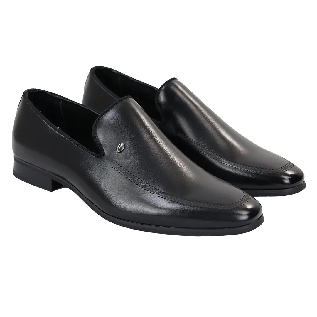 Sapatos Mocassim Pretos Masculinos