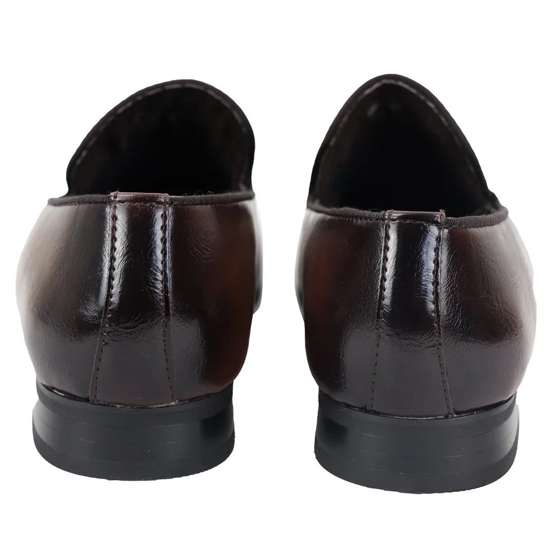 Sapatos Mocassim Masculinos Marrons