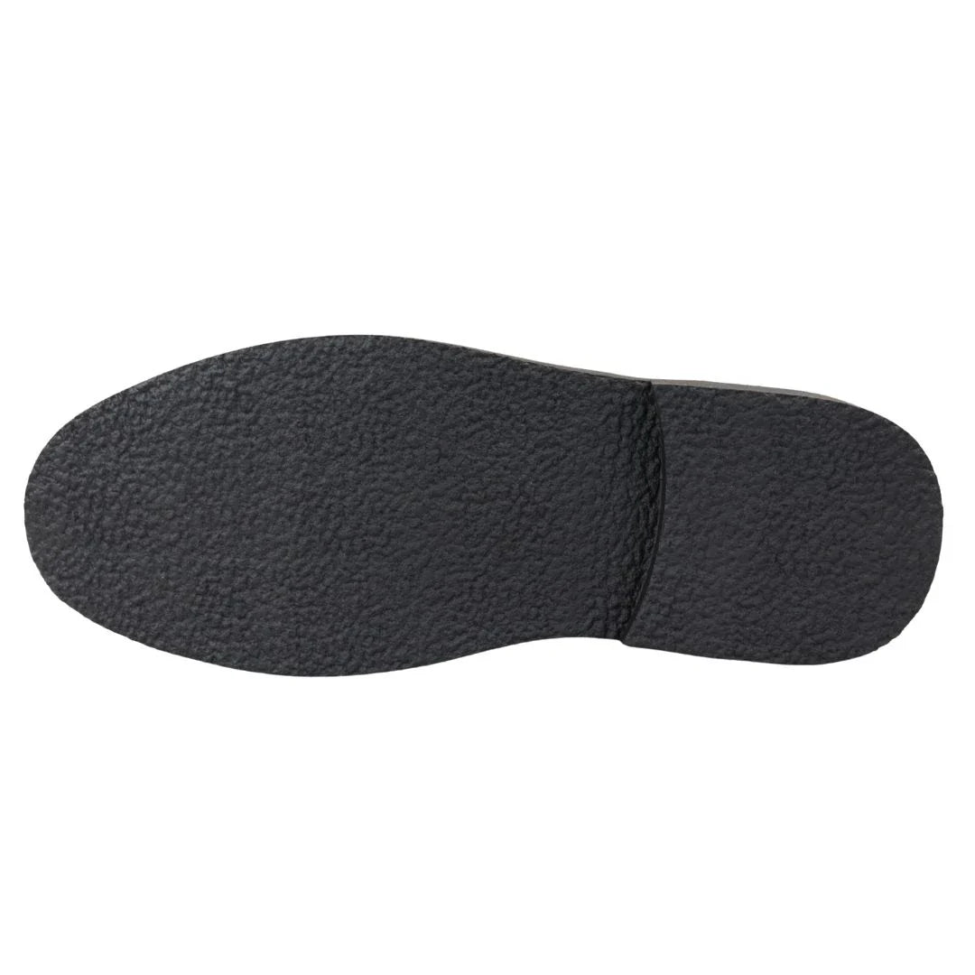 Botas Chukka Desert pretas de cano curto com cadarço para homem