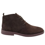 Botas Chukka Desert Masculinas de Cano Curto com Cadarço na Cor Marrom