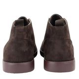 Botas Chukka Desert Masculinas de Cano Curto com Cadarço na Cor Marrom