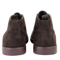 Botas Chukka Desert Masculinas de Cano Curto com Cadarço na Cor Marrom