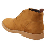 Botas Chukka Desert de cano curto com cadarço, cor bege, para homem.