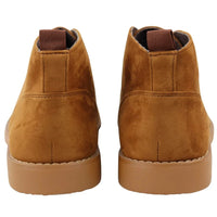 Botas Chukka Desert de cano curto com cadarço, cor bege, para homem.