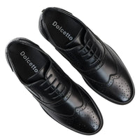 Sapatos Brogue Pretos Masculinos