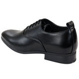 Sapatos Oxford Derby Pretos Masculinos com Cadarço