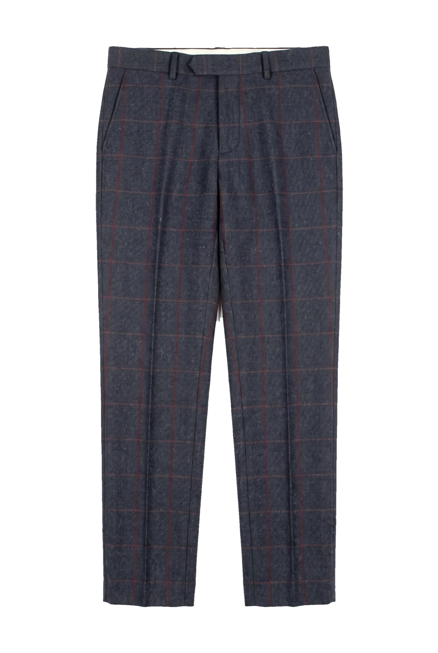 Madrid - Calças de tweed azul para homem