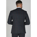 Madrid - Blazer masculino em tweed azul