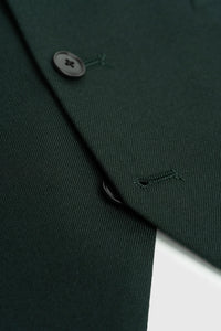 Malibu - Terno masculino de 3 peças verde-floresta