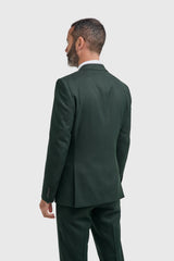Malibu - Terno masculino de 3 peças verde-floresta