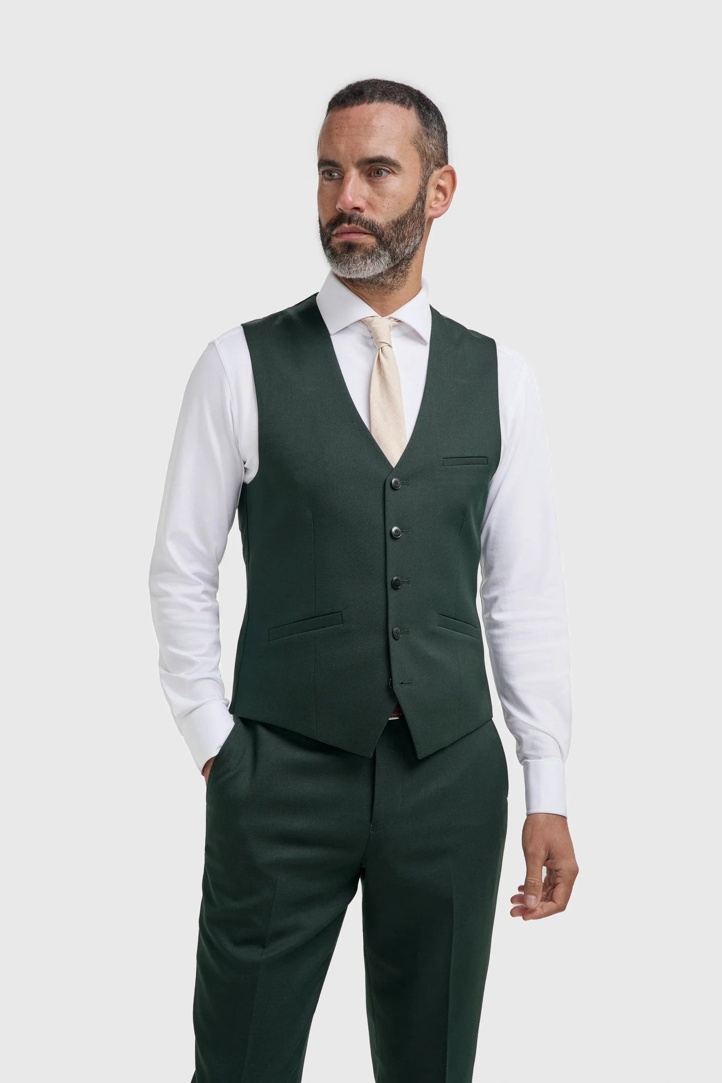 Malibu - Colete masculino verde-floresta