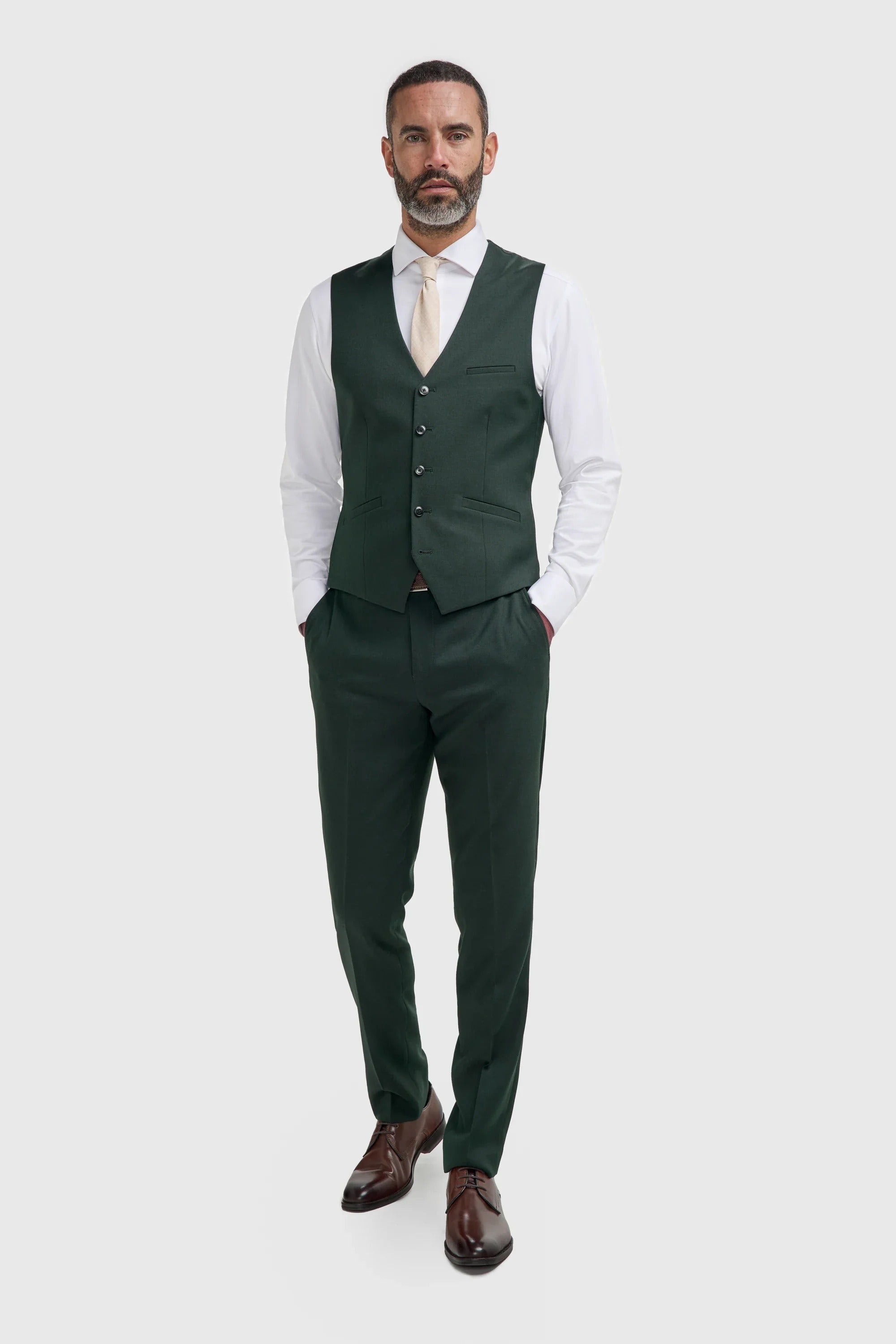 Malibu - Colete masculino verde-floresta