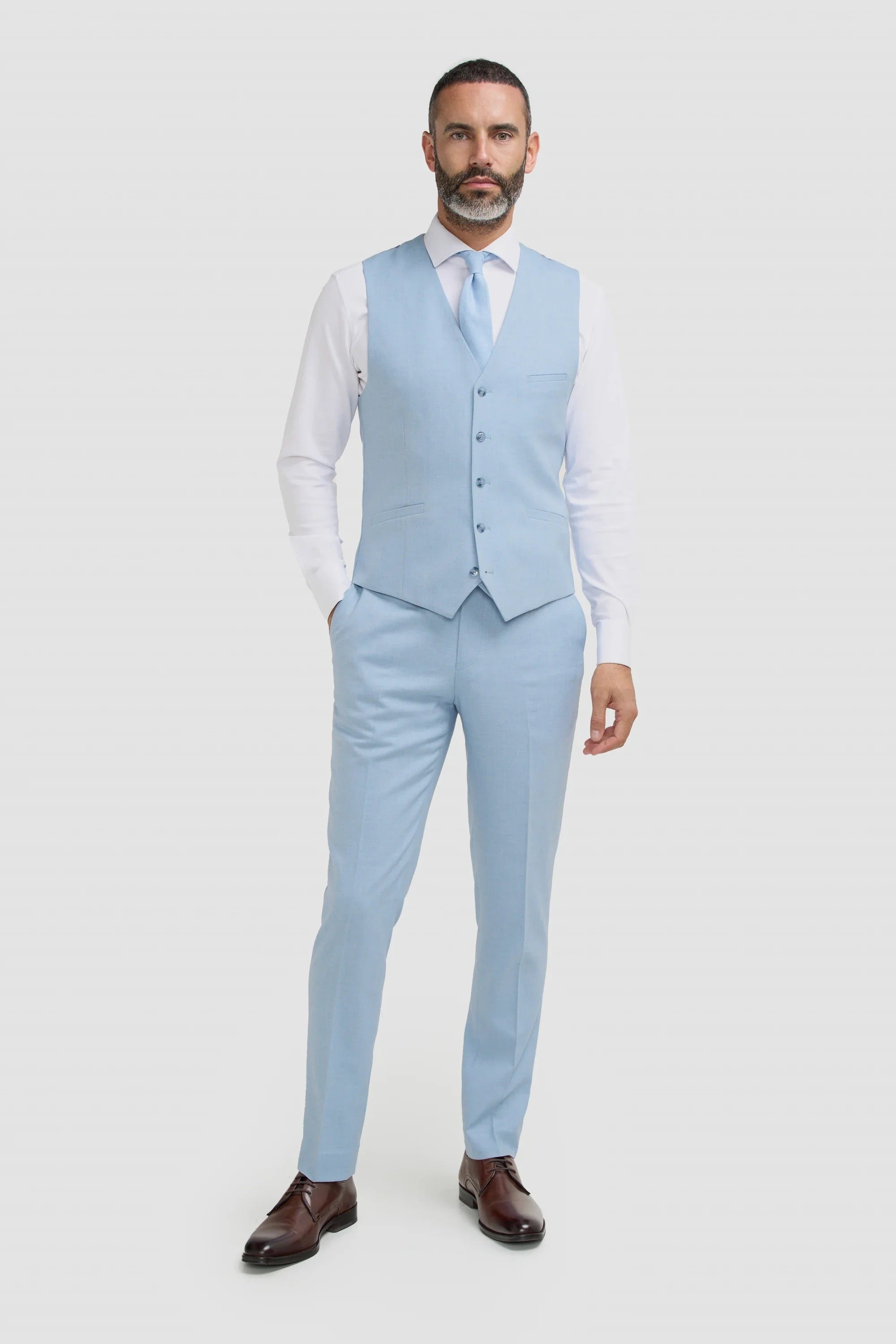 Malibu - Colete masculino azul celeste