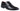 Sapatos masculinos clássicos de couro preto com cadarço, elegantes, casuais e formais, lisos e simples.