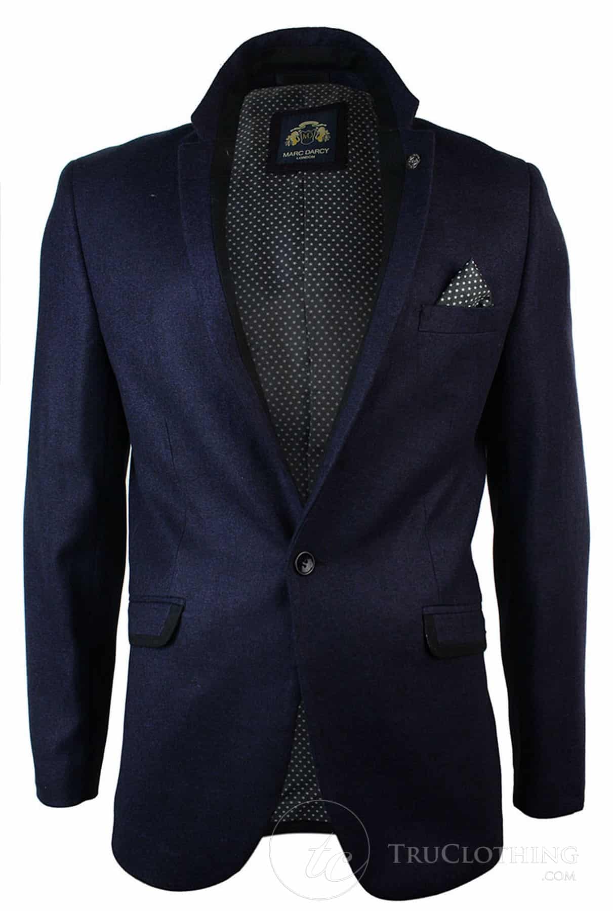 Blazer masculino vintage slim fit em tweed espinha de peixe violeta com detalhes pretos, estilo casual elegante - Roxo