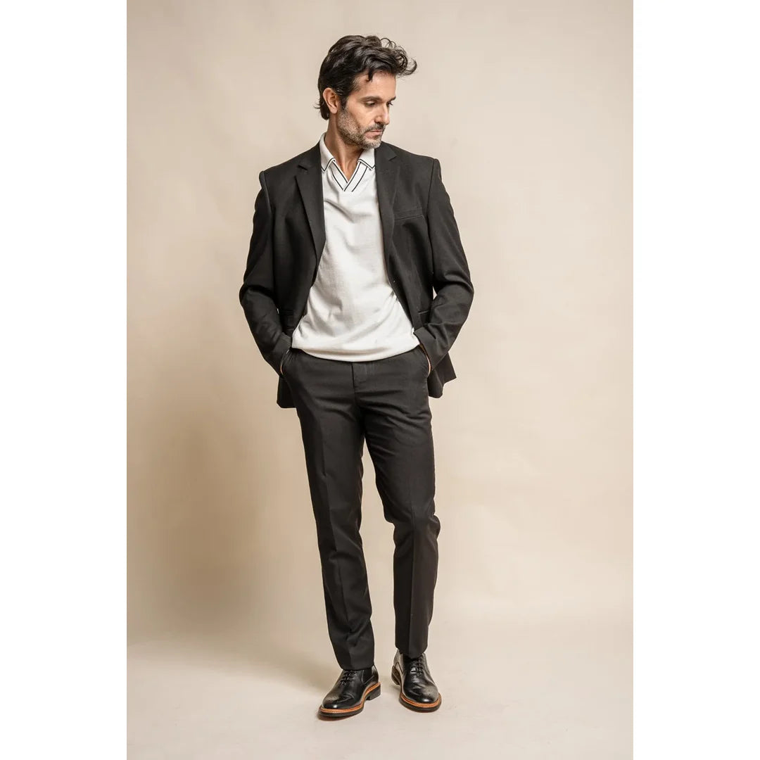Marco - Blazer Preto Clássico Masculino