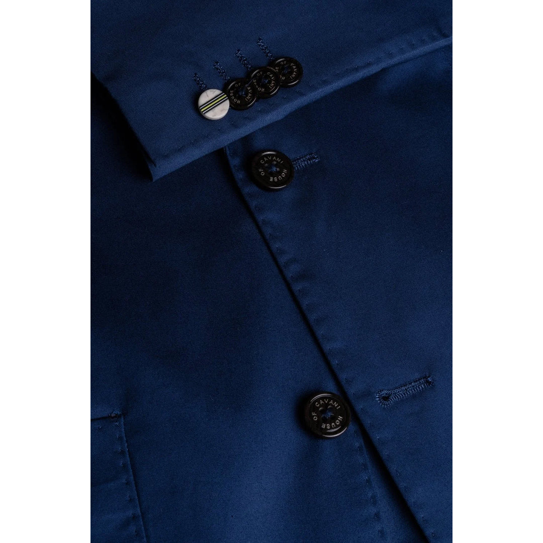 Mario - Blazer elegante azul de verão masculino