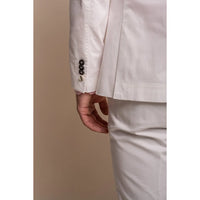 Mario - Blazer masculino elegante de verão na cor creme