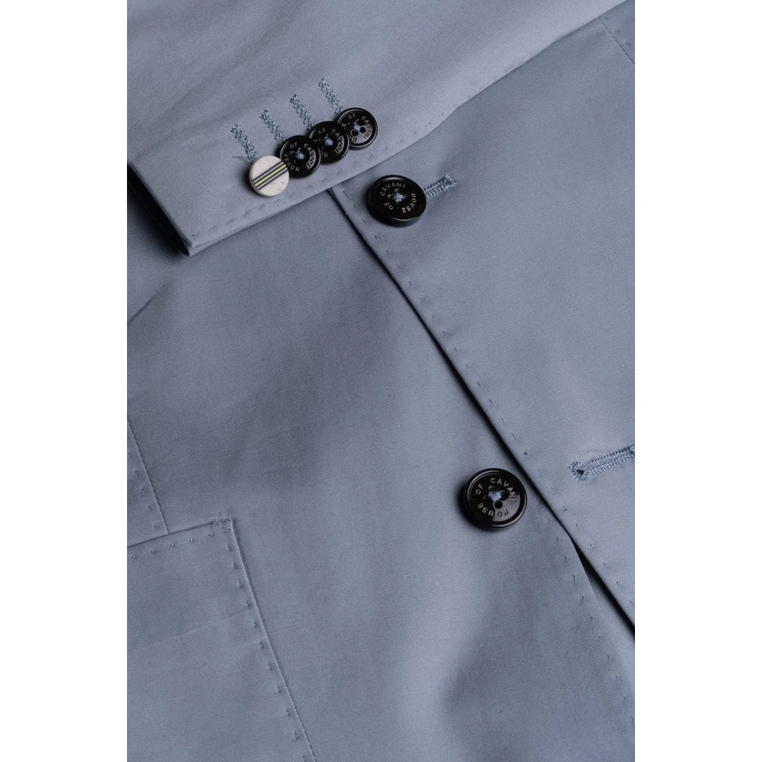 Mario - Blazer masculino azul claro de verão
