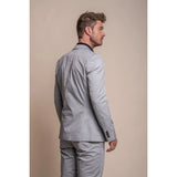 Mario - Blazer masculino azul claro de verão