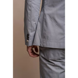 Mario - Blazer masculino azul claro de verão