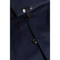 Mario - Blazer clássico de verão masculino azul-marinho