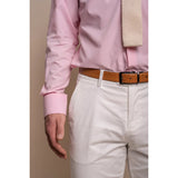 Mario - Calças de Verão Elegantes Masculinas na Cor Creme