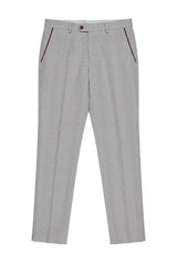 Calça xadrez bege masculina Mark