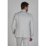 Mark - Blazer masculino xadrez bege