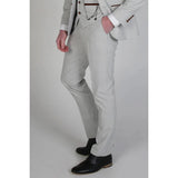 Calça xadrez bege masculina Mark