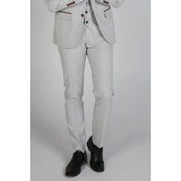 Calça xadrez bege masculina Mark