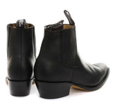 Botas de cano curto estilo cowboy masculinas Grinders Maverick em couro legítimo para montaria western cubana
