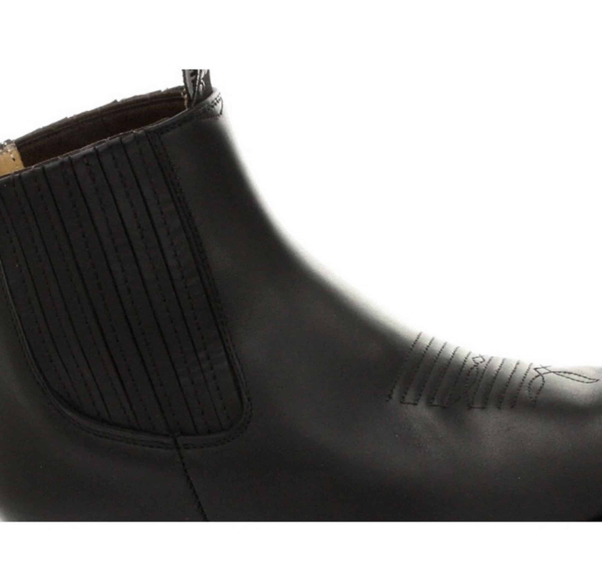 Botas de cano curto estilo cowboy masculinas Grinders Maverick em couro legítimo para montaria western cubana