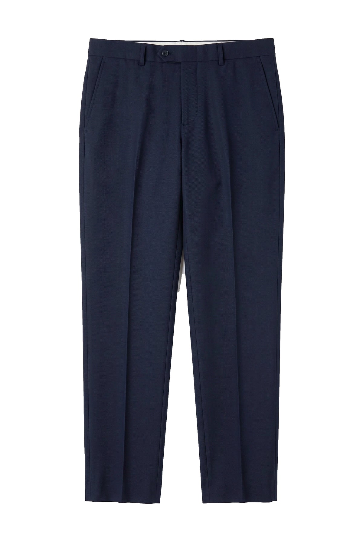 Mayfair - Calça masculina lisa azul-marinho