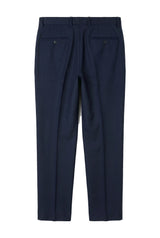 Mayfair - Calça masculina lisa azul-marinho