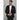 Blazer preto liso masculino Mayfair