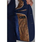Blazer azul liso masculino Mayfair