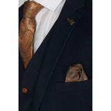 Mayfair - Blazer masculino liso azul-marinho